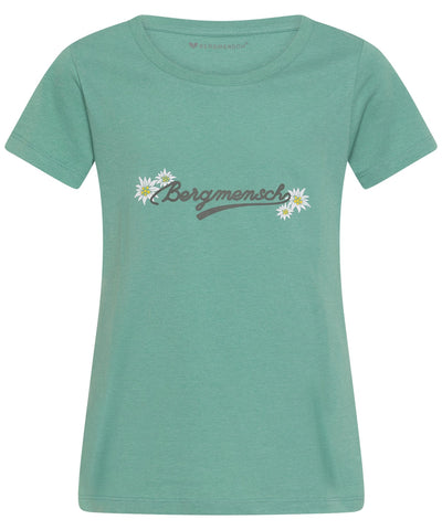 Bergmensch Edelweiss - Damen EcoBlend Shirt von Bergmensch