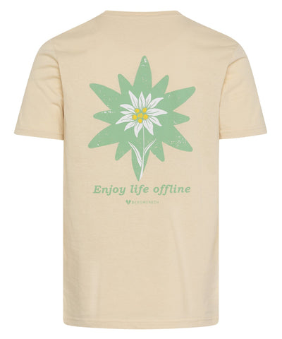 Edelweiss Backprint - Unisex EcoBlend Shirt von Bergmensch