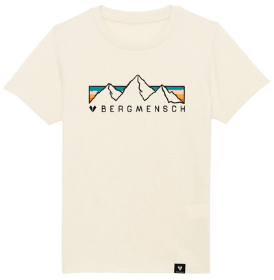 Retro Bergpanorama - Kinder Premium Organic Shirt von Bergmensch